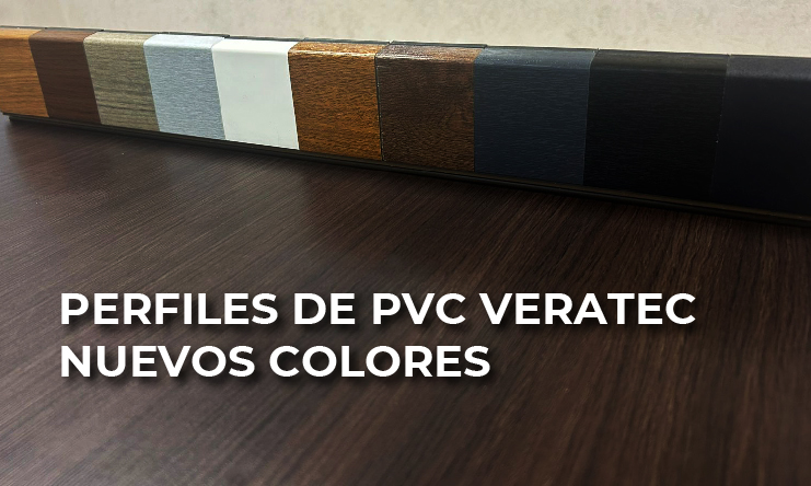 Fenstech incorpora nuevos colores a pedido en los sistemas de perfiles de PVC Veratec.